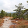 F ) The Big Rock Trail Crosses the Summit of Cedar Rock