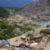G ) The Trail Crosses Columbine Falls