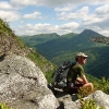 A ) Sitting Bear and Hawksbill Mountains From Rock Jock Overlook