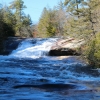 E ) The Cataract Section at the Top of Bridal Veil Falls