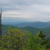 F ) From Tablerock Summit Looking West Across the Gorge