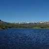 A ) Stillwater Reservoir - The Trail Crosses the Dam