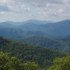 E ) The First View of the Surrounding Blue Ridge Is From Pot Cove Gap