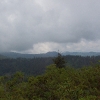 E ) View of Sam Knob from the Old Butt Knob Trail