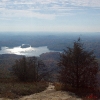 P ) Lake Lure from Party Rock on Rumbling Bald