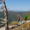 D ) Be Careful There! Peering Over the Edge - It's A Long Way Down