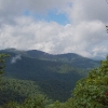 E ) From Hawkbill Rock, Shadows Along the Reems Creek Drainage