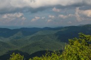 West from Pilot Mtn. summit