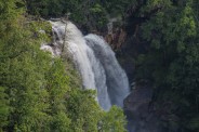 Side view of Whitewater Falls