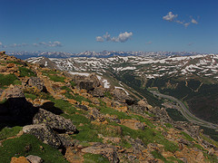 Eisenhower Tunnel from Mt. Sniktau