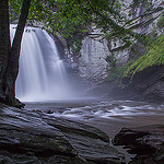 Looking Glass Falls and Creek