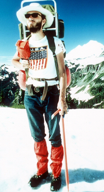 Ron Strickland on Mt. Baker 1972
