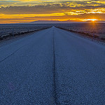 Sunrise Along Temple Mountain Road