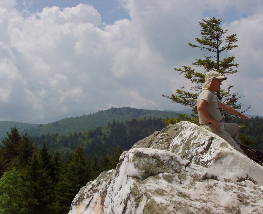 Meanderthals Ivestor Gap and Art Loeb Trails to The Narrows, Shining