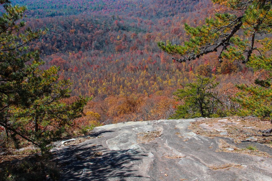 Meanderthals Pilot Rock Trail, Pisgah National Forest