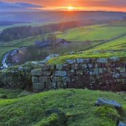 A border fence from ancient times: Hadrian’s Wall in England
