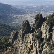 Hiking the Sandias in central New Mexico