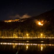 Officials battling fire at popular hiking site at Delaware Water Gap