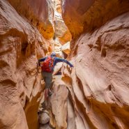 Flash flood in Utah slot canyon sweeps two young hikers away